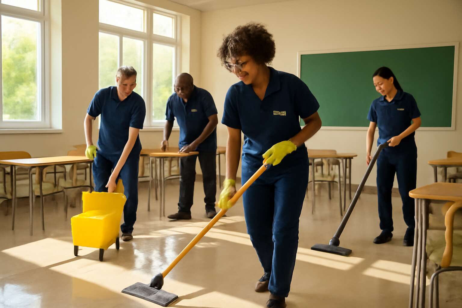 cleaning jobs department of education