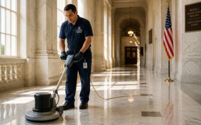 Cleaning jobs in government offices are a stable career path.