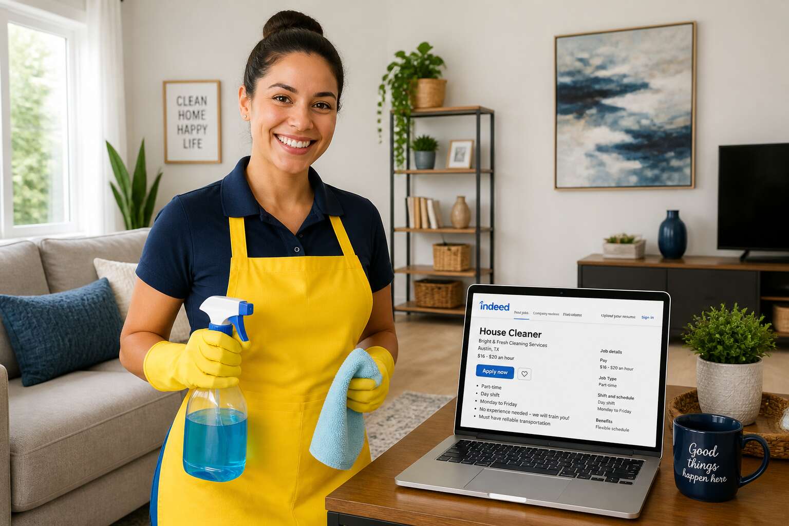 house cleaning jobs on indeed